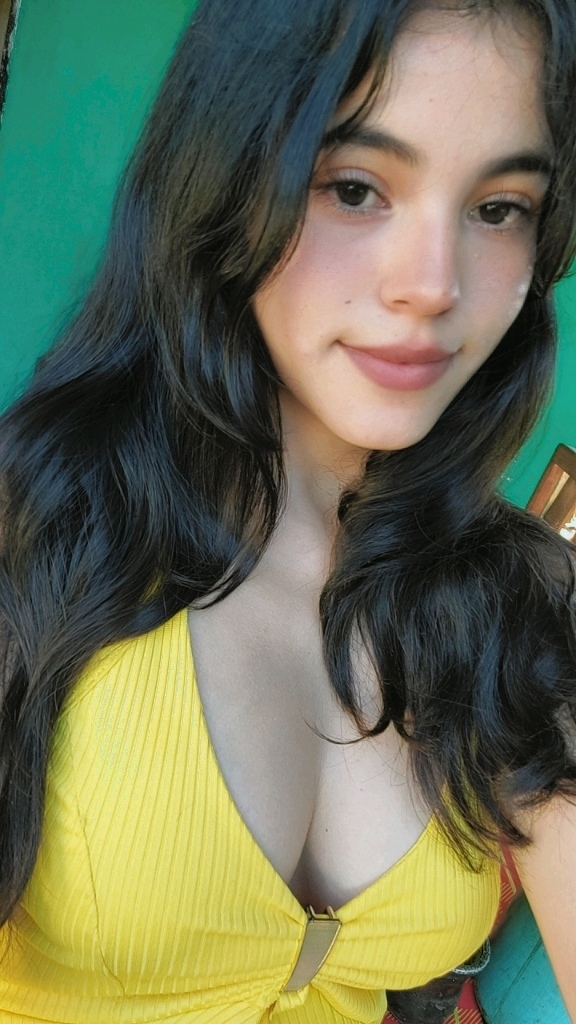 Woman on a live video chat